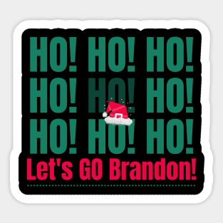 Let's Go Brandon Santa Claus Christmas Sticker